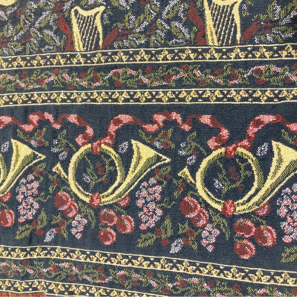 Classical Orchestra Musical Instruments Tapestry Blanket - Picture 4 of 6